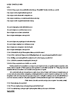 Một số đề kiểm tra học kì I Ngữ văn lớp 11 (Kèm đáp án)
